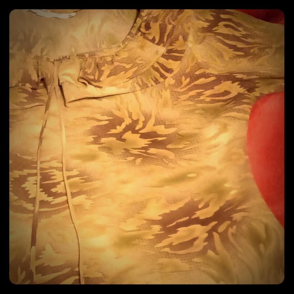 A ruffle shrit